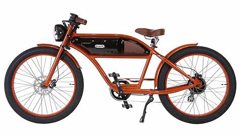 GREASER RETRO STYLE Electric BIKE - 26" Wheels, Bafang 350W Brushless