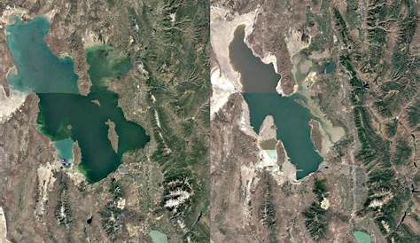 Utah's Great Salt Lake is drying up and shrinking, says NASA - Houston