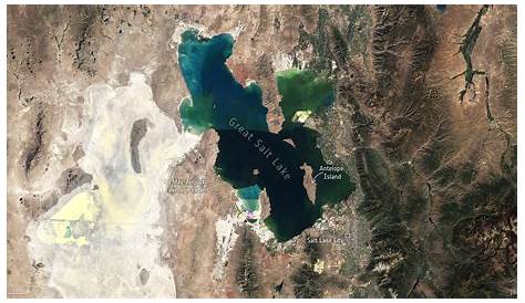 Utah's Great Salt Lake revealed to be drying up in shocking photos