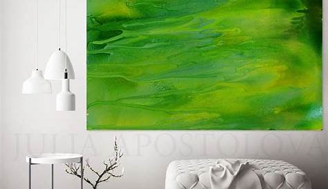 15 Photos Green Abstract Wall Art | Wall Art Ideas | Abstract painting