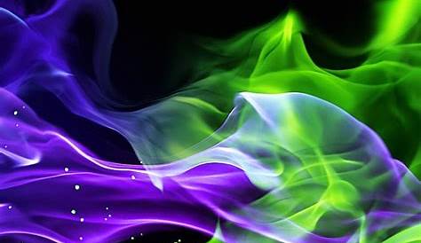 Purple And Green Aesthetic Background - hand-madebykasia