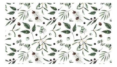 Christmas Greenery Green Wrapping Paper By Clara and Macy