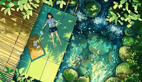 Light Green Aesthetic Anime Wallpapers - Wallpaper Cave
