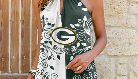 Im making these for the girls!!! Green Bay Packers dress LONG SLEEVE