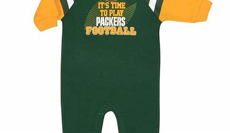 Green Bay Packers Baby Green Onesie Creeper - Detroit Game Gear