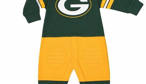 NFL Green Bay Packers Baby Boys Short Sleeve Bodysuit Set, 3-Pack