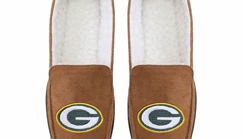 Green Bay Packers Mens Over Sized House Shoes | Green bay packers