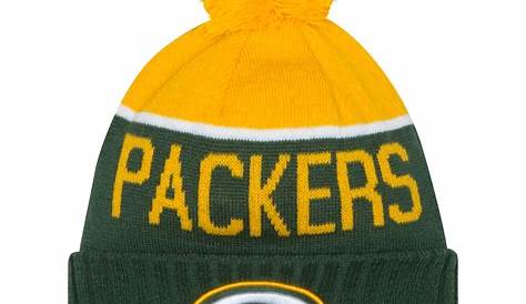 Green Bay Packers New Era Official On-Field Sideline Pom Knit Winter