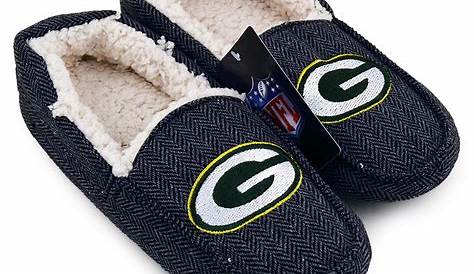 NFL Men's Green Bay Packers Green/Yellow Slippers