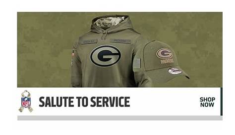 Women's Green Bay Packers Custom Olive Camo Salute To Service Veterans
