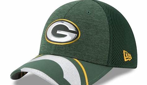 Green Bay Packers Youth Jacquard Cuffed Knit Hat with Pom - Green