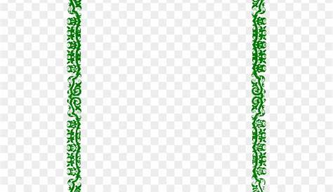 Green Borders - Border Line Design Green - Free Transparent PNG Clipart