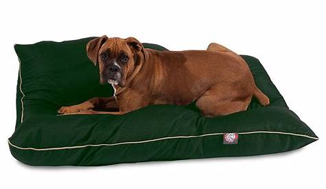 Green Dog Beds Armarkat Laurel Canvas Rectangular Bed For Medium In The