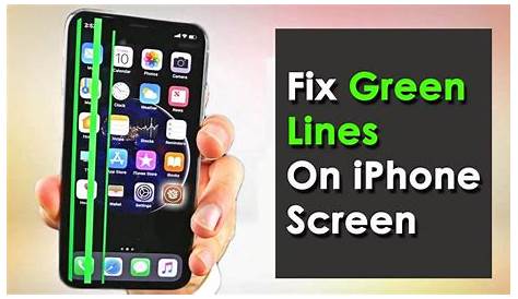 Green Stripe On Iphone Screen