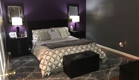 Grey And Purple Bedroom Decor