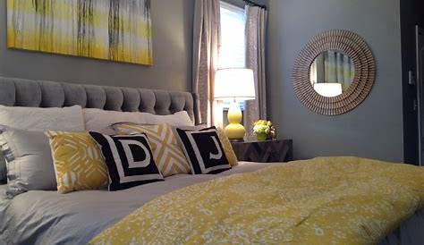 Grey And Yellow Bedroom Decor