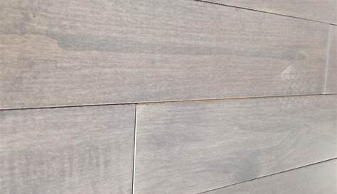 Hand scraped dark gray maple hardwood flooring 5'x3/4'