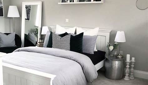 Grey White Bedroom Decor