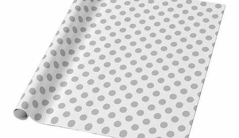 Grey polka dots on white wrapping paper | Zazzle.com | White wrapping