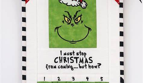 Grinch Christmas Countdown Calendar