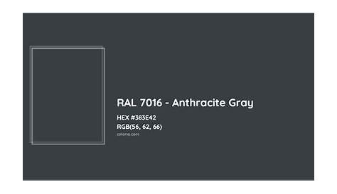Gris Anthracite 7016 Rgb RAL Grey Gloss Ashby Trade Sign Supplies Ltd