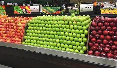 Grocery Store Apples On Sale At A Editorial Image Image