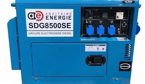 Groupe Electrogene Silencieux Diesel électrogène 5kVA (KDE6500T