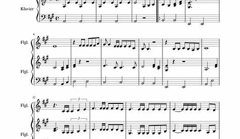 Gute Nacht sheet music for Piano, Voice download free in PDF or MIDI