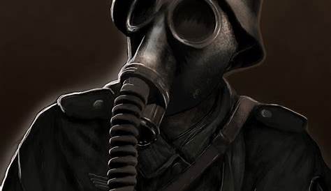 Gas Mask Soldier Drawing at GetDrawings | Free download