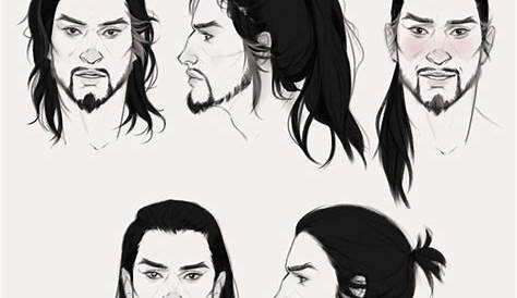 Men Hair Drawing At Getdrawings in 2021 | How to draw hair, Long hair