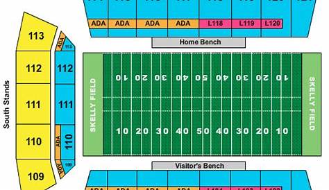 H.A. Chapman Stadium Seating Chart