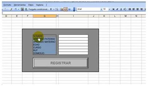 Cómo crear un formulario en Excel para introducir datos