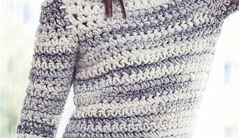 Simple Sweater Crochet Pattern in 2021 | Crochet sweater pattern easy