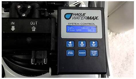 Typical flow diagram Hague Quality Water Intl WATERMAX LC100P User