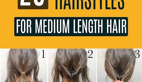 Hairstyle For Medium Length Hair Easy Short s A Woman Who Wants
