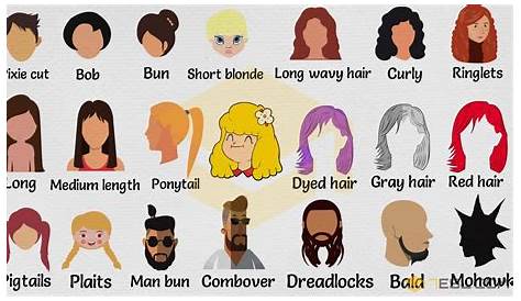 Hairstyle Names With Pictures For Ladies Pin On Learn English