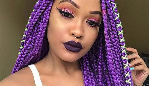 Hairstyles Braids Color 100 Box For Black Women To Try In 2024