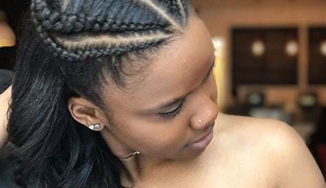 Braided hair styles for black girls | Natural braided hairstyles, Hair