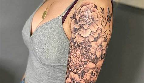 Upper Arm Half Sleeve Tattoo Ideas For Women - Best Tattoo Ideas