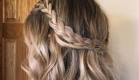 Half Up Half Down Hairstyles With Braid Beautiful ed Hairstyle Curls ed