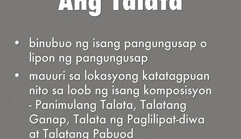 halimbawa ng talata - philippin news collections