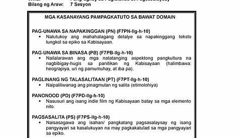 Halimbawa Ng Banghay Aralin Sa Filipino 4 Maikling Kwentong Sahida