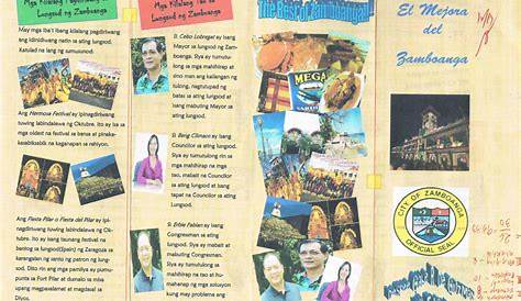 the inside and out pages of a travel brochure are shown in this image