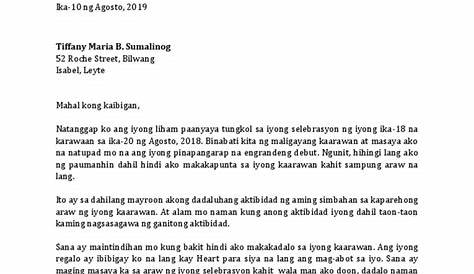 ️ Mga halimbawa ng liham. Halimbawa ng liham pag uulat. 2019-02-27