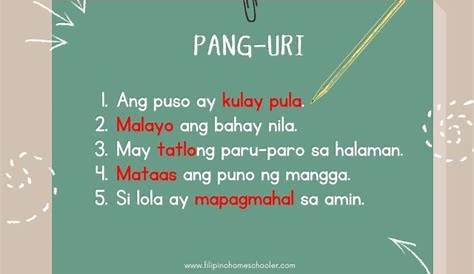 100+ Halimbawa ng Pang-uri sa Pangungusap — The Filipino Homeschooler