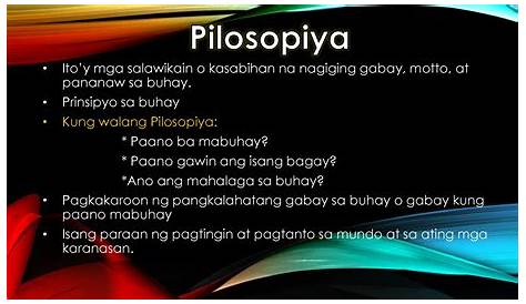 pilosopiya - philippin news collections