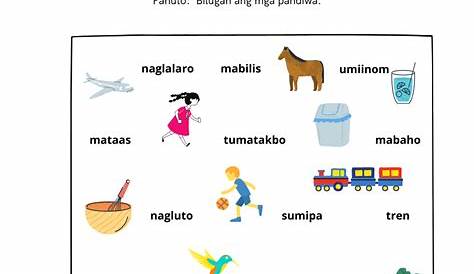 FILIPINO Lesson 1 Nilalaman Panlapi SalitangUgat Pagbubuod Tagubilin