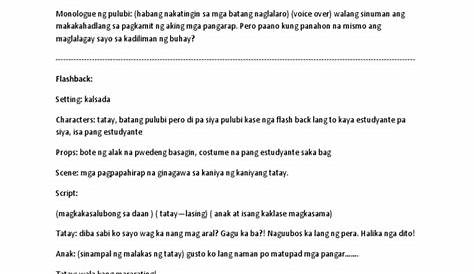 Halimbawa Ng News Script Tagalog - paperexampl
