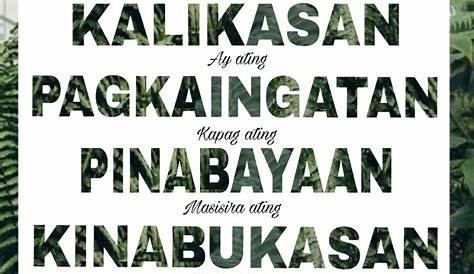 Mga Halimbawa Ng Slogan Tungkol Sa Kalikasan - kalikasan sansinukob