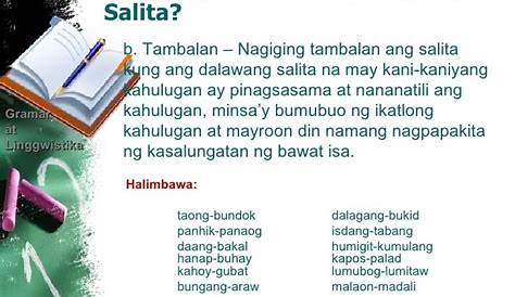 Grade 3 Filipino QUARTER 3 Week 1- Tambalang Salita na Di ganap - YouTube